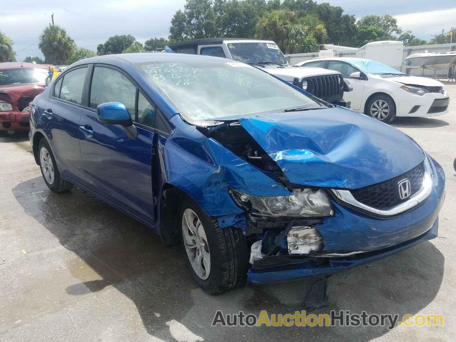 2013 HONDA CIVIC LX, 19XFB2F5XDE251088