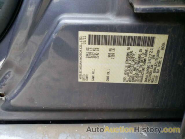 NISSAN ALTIMA BASE, 1N4AL2AP6BC142721