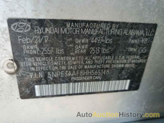 HYUNDAI SONATA SPORT, 5NPE34AF8HH565148