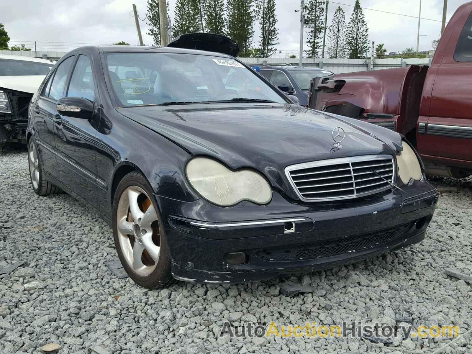 2004 MERCEDES-BENZ C 230K SPORT SEDAN, WDBRF40J24F552624