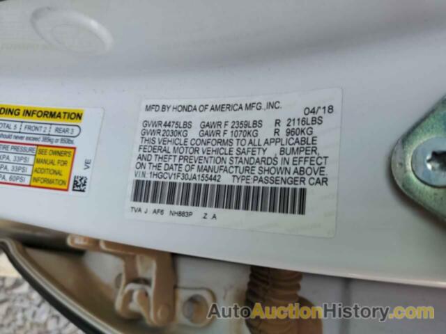 HONDA ACCORD SPORT, 1HGCV1F30JA155442