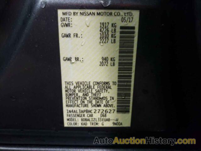 NISSAN ALTIMA 2.5, 1N4AL3AP8HC272627