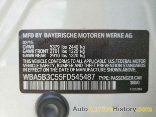 BMW 5 SERIES XI, WBA5B3C55FD545487