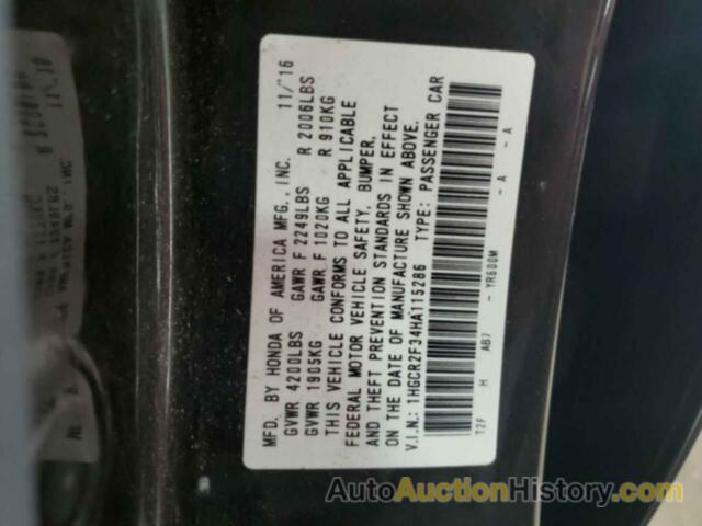 HONDA ACCORD LX, 1HGCR2F34HA115286