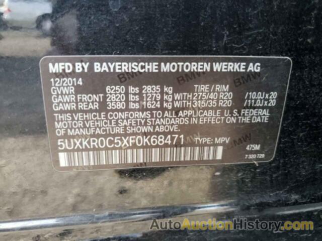BMW X5 XDRIVE35I, 5UXKR0C5XF0K68471