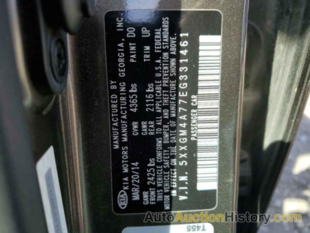 KIA OPTIMA LX, 5XXGM4A77EG331461