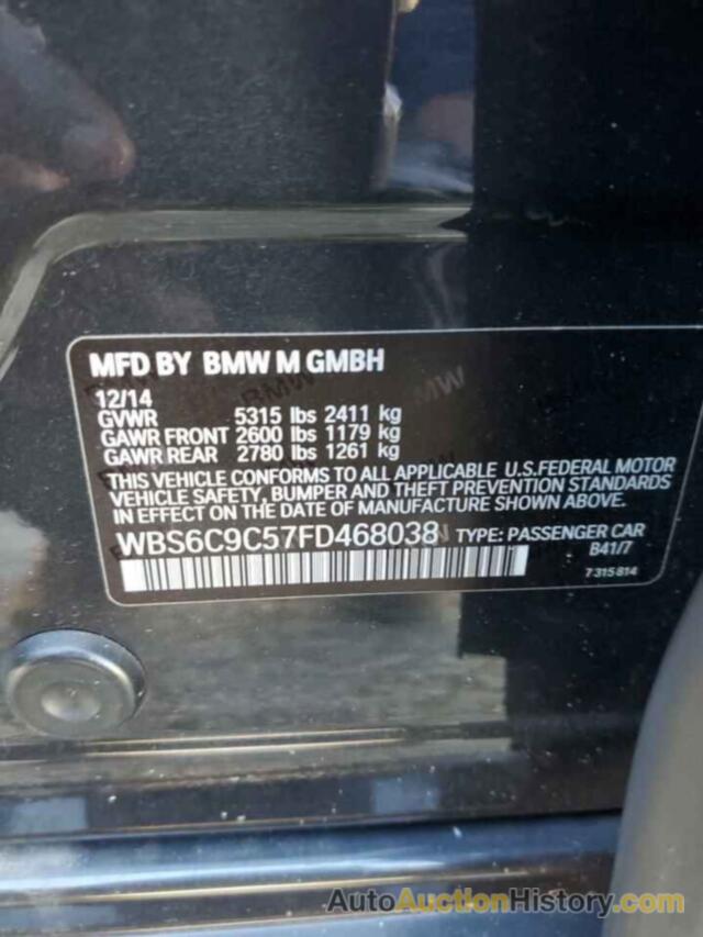 BMW M6 GRAN COUPE, WBS6C9C57FD468038
