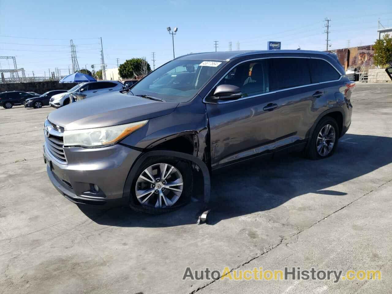 TOYOTA HIGHLANDER XLE, 5TDKKRFH6FS050587