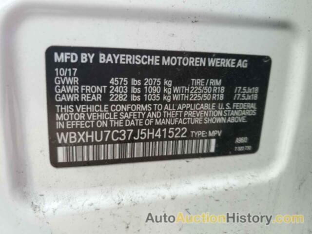 BMW X1 SDRIVE28I, WBXHU7C37J5H41522