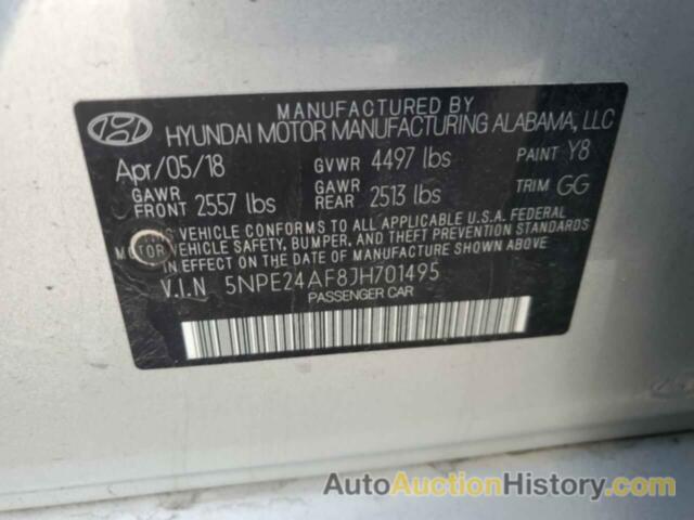 HYUNDAI SONATA SE, 5NPE24AF8JH701495