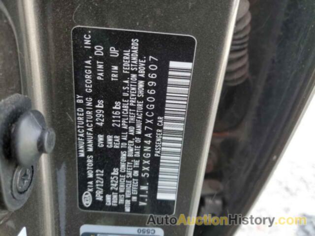 KIA OPTIMA EX, 5XXGN4A7XCG069607