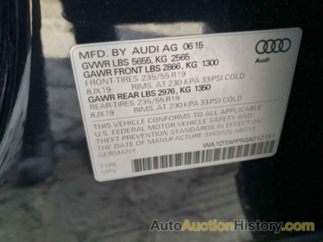 AUDI Q5 PREMIUM PLUS S-LINE, WA1D7AFP5GA012151