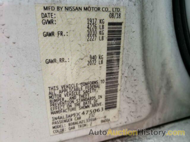 NISSAN ALTIMA 2.5, 1N4AL3AP9JC475063