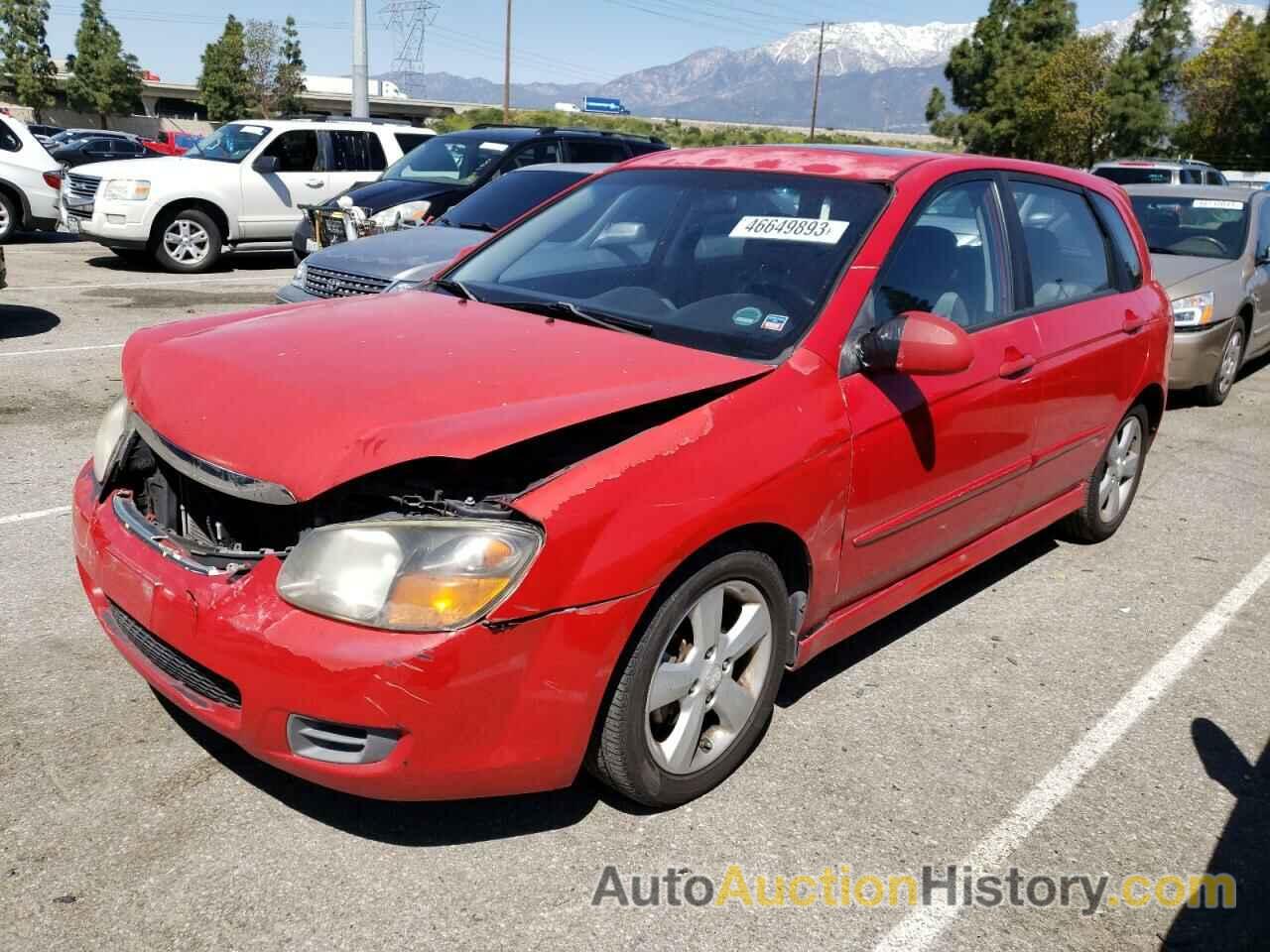 2008 KIA SPECTRA5 5 SX, KNAFE162085022389