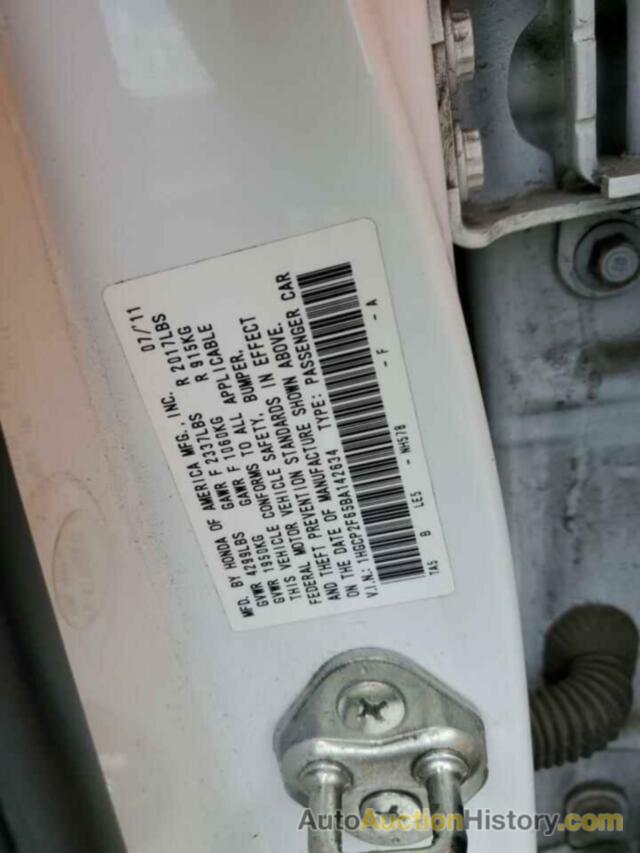 HONDA ACCORD SE, 1HGCP2F65BA142634