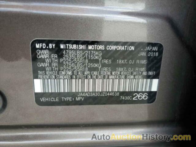 MITSUBISHI OUTLANDER SE, JA4AD3A30JZ044638