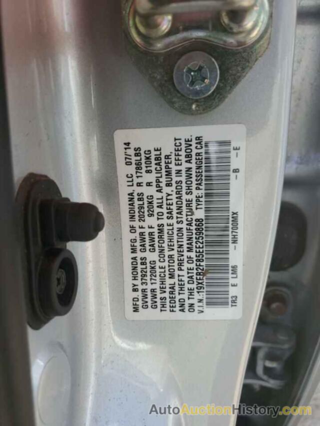 HONDA CIVIC EX, 19XFB2F85EE259868