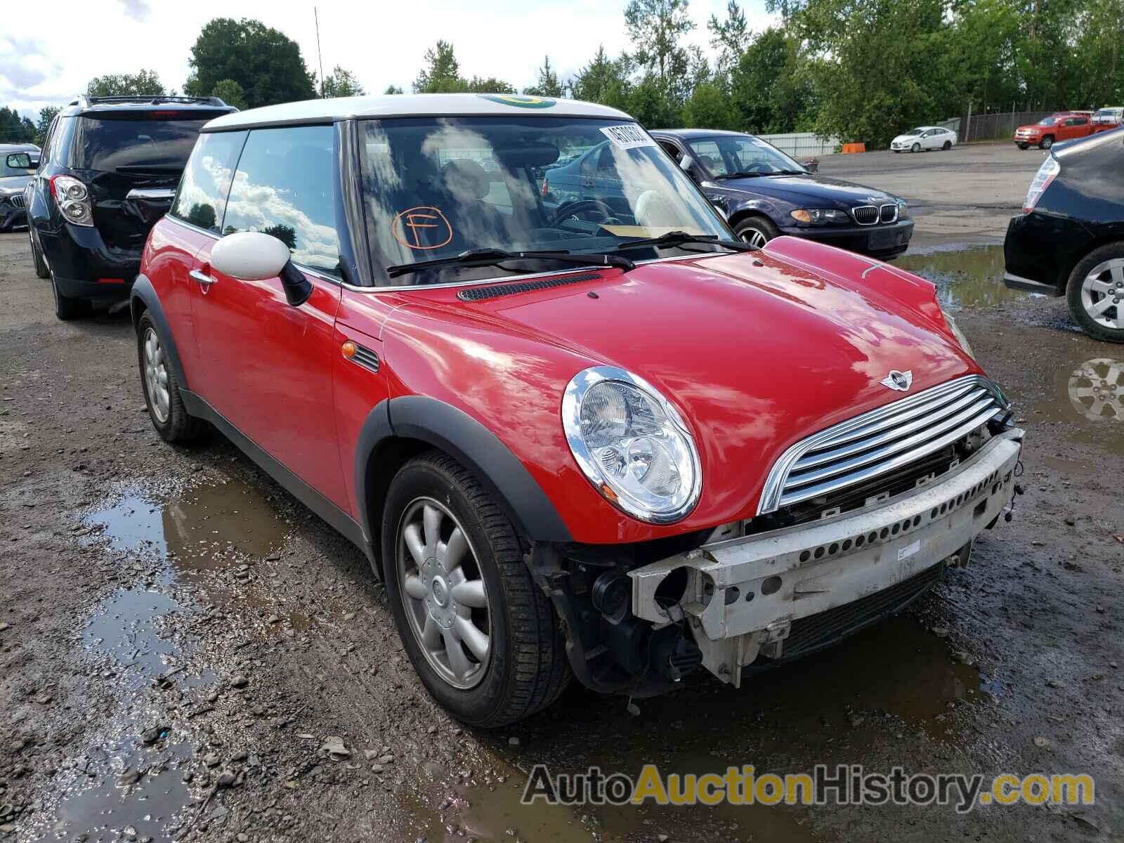 2004 MINI COOPER, WMWRC33444TJ53139