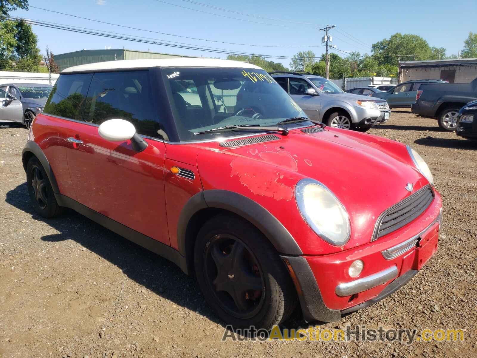 2004 MINI COOPER, WMWRC33444TC49842