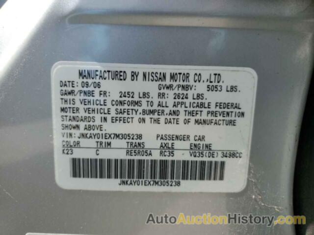 INFINITI M35 BASE, JNKAY01EX7M305238