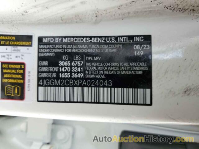 MERCEDES-BENZ EQE SUV 50 500 4MATIC, 4JGGM2CBXPA024043