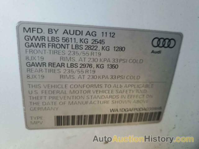 AUDI Q5 PREMIUM PLUS, WA1DGAFP0DA039995