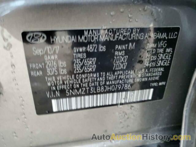 HYUNDAI SANTA FE, 5NMZT3LB8JH079786