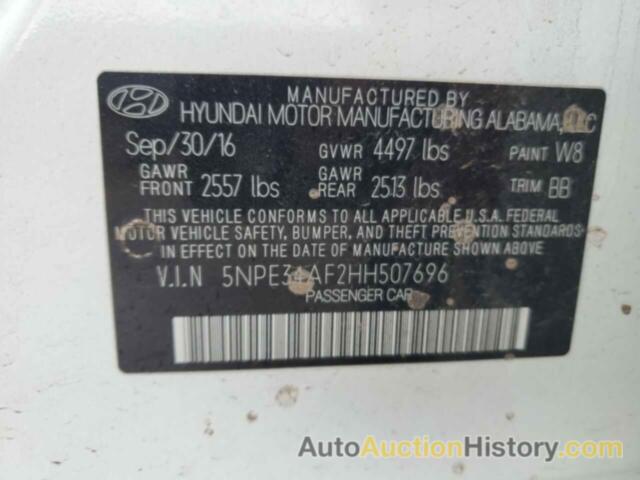 HYUNDAI SONATA SPORT, 5NPE34AF2HH507696