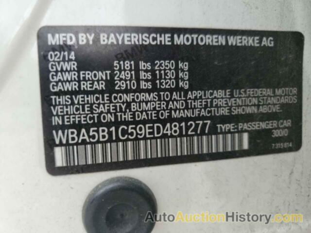 BMW 5 SERIES I, WBA5B1C59ED481277