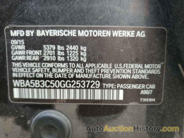 BMW 5 SERIES XI, WBA5B3C50GG253729