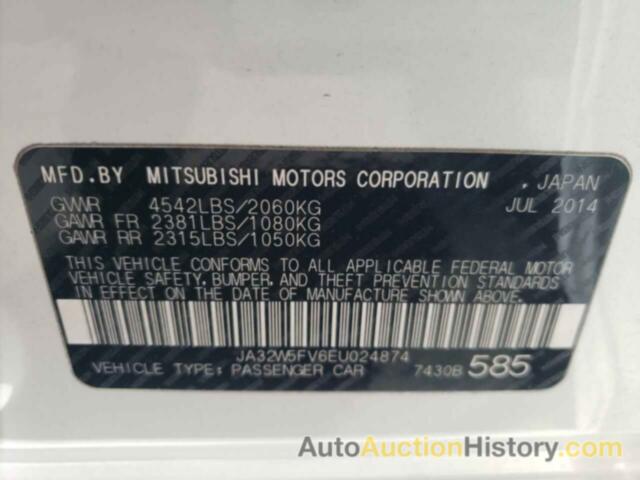 MITSUBISHI EVO EVOLUTION MR, JA32W5FV6EU024874