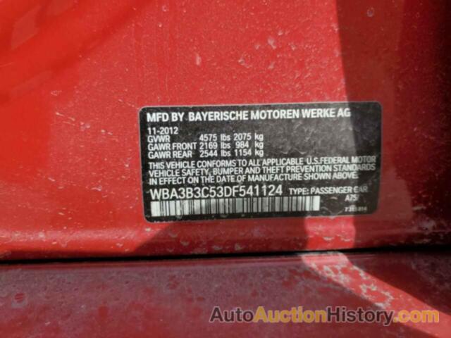 BMW 3 SERIES XI, WBA3B3C53DF541124