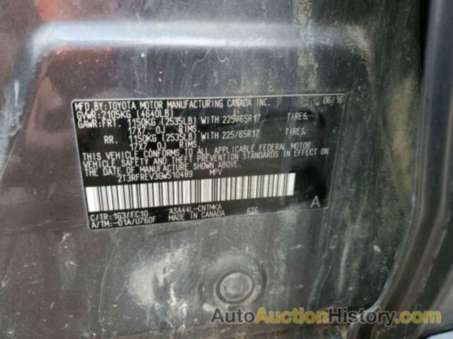 TOYOTA RAV4 XLE, 2T3RFREV3GW510489