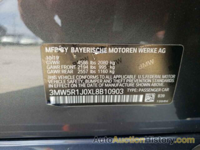 BMW 3 SERIES, 3MW5R1J0XL8B10903