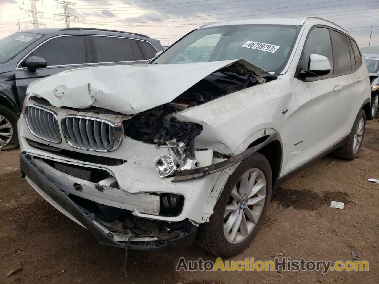 2017 BMW X3 XDRIVE28I, 5UXWX9C38H0W67571