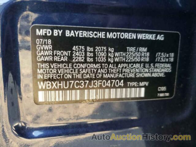 BMW X1 SDRIVE28I, WBXHU7C37J3F04704