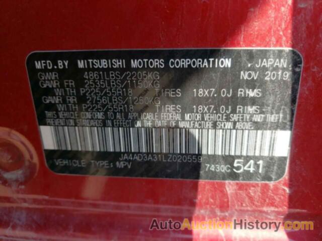 MITSUBISHI OUTLANDER SE, JA4AD3A31LZ020559