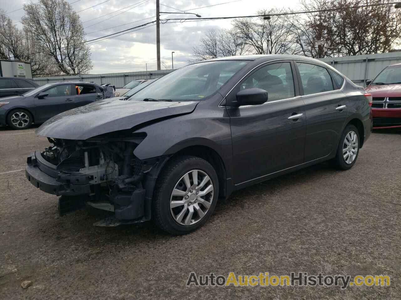 2014 NISSAN SENTRA S, 3N1AB7APXEY237727