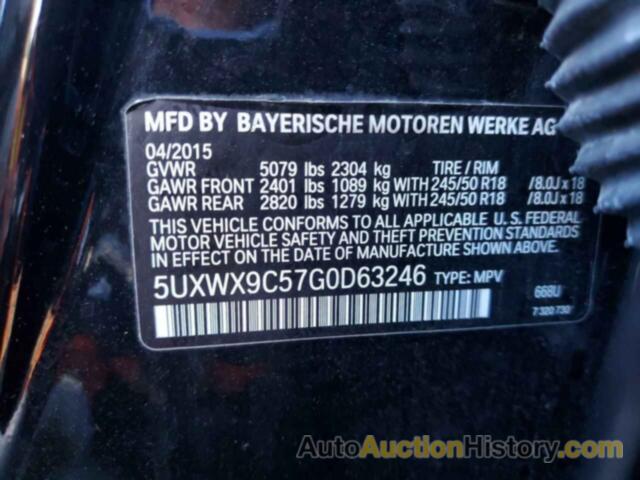 BMW X3 XDRIVE28I, 5UXWX9C57G0D63246