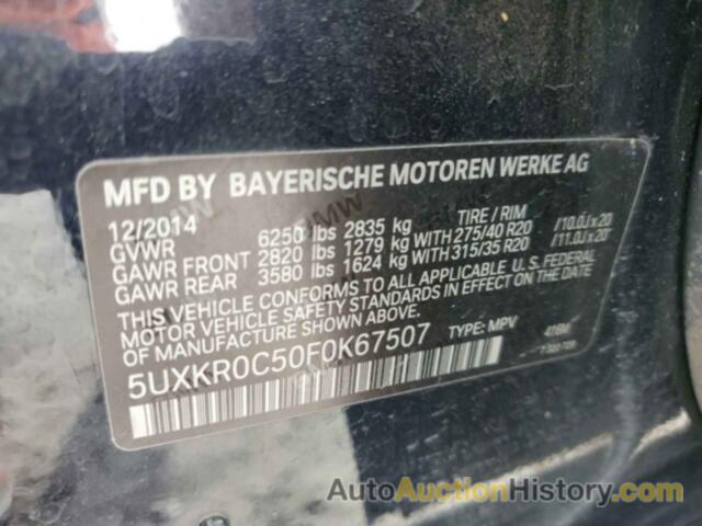 BMW X5 XDRIVE35I, 5UXKR0C50F0K67507