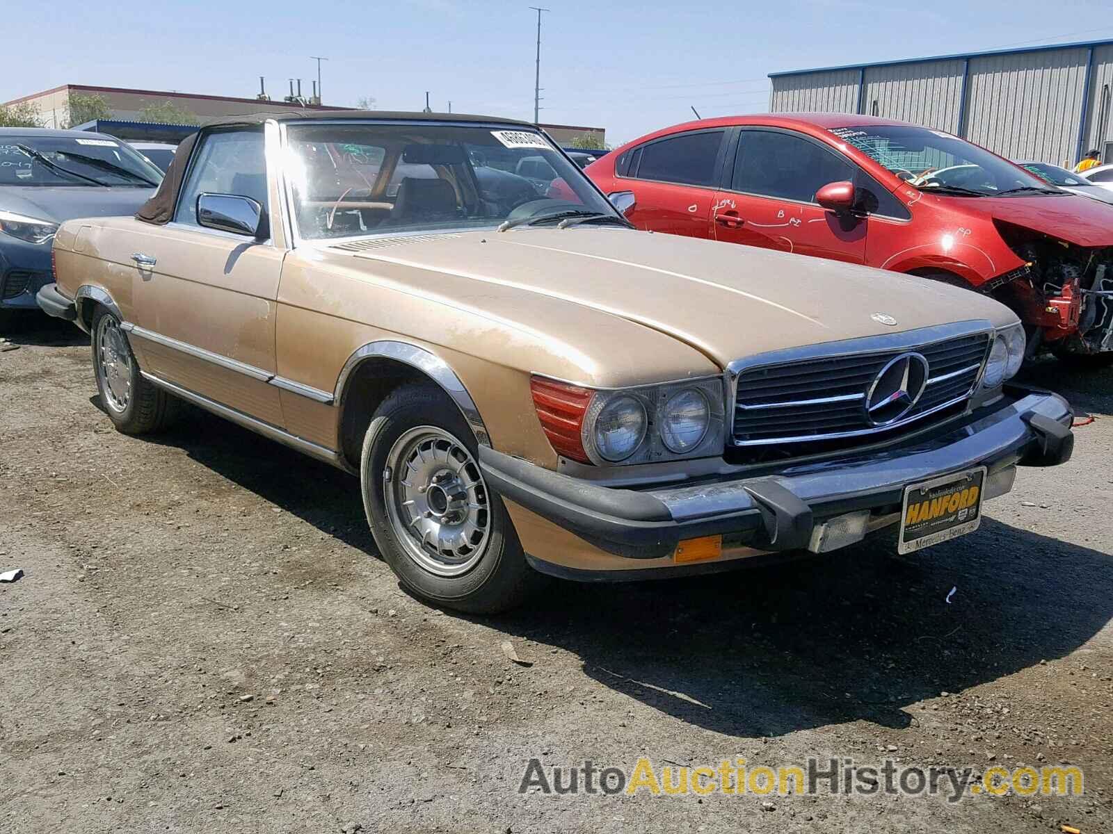 1984 MERCEDES-BENZ 380 SL SL, WDBBA45A3EA004722