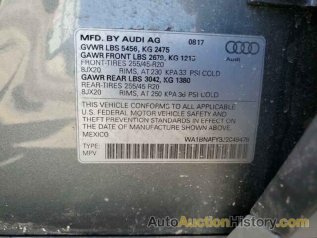 AUDI Q5 PREMIUM PLUS, WA1BNAFY3J2049478