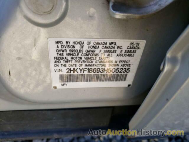 HONDA PILOT EXL, 2HKYF18693H505235