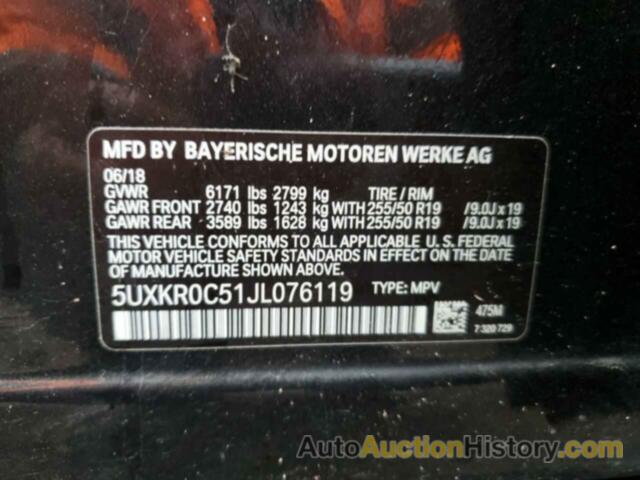 BMW X5 XDRIVE35I, 5UXKR0C51JL076119