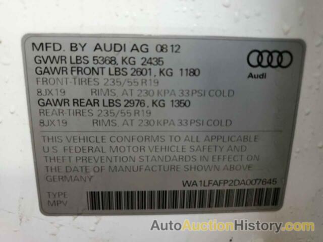 AUDI Q5 PREMIUM PLUS, WA1LFAFP2DA007645