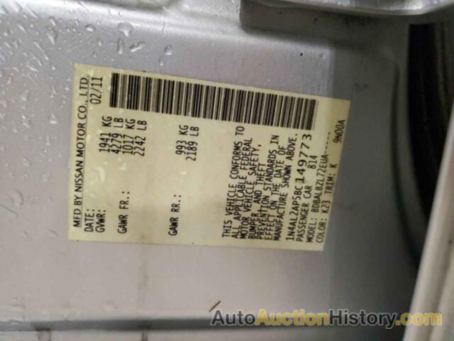 NISSAN ALTIMA BASE, 1N4AL2AP5BC149773