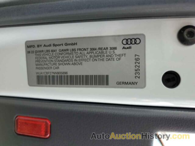 AUDI S6/RS6, WUA1CBF27NN905896