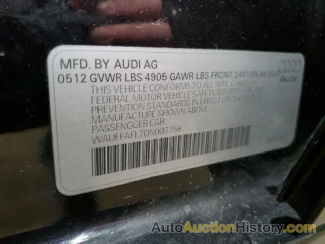 AUDI A4 PREMIUM PLUS, WAUFFAFL7DN007758