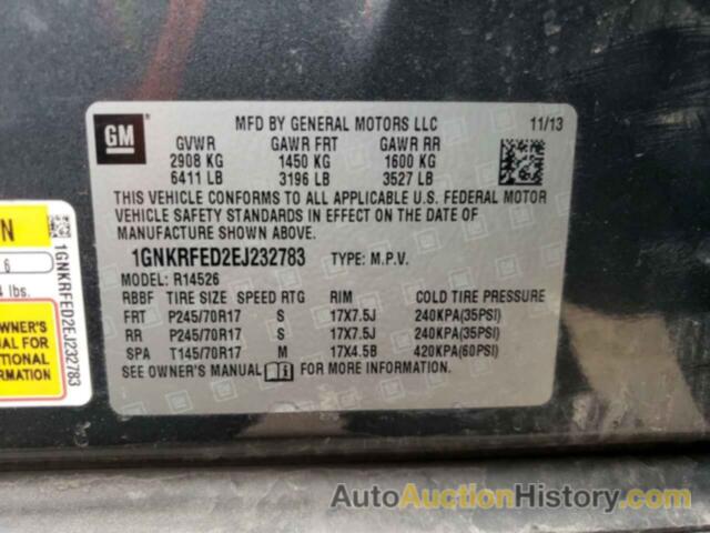 CHEVROLET TRAVERSE LS, 1GNKRFED2EJ232783