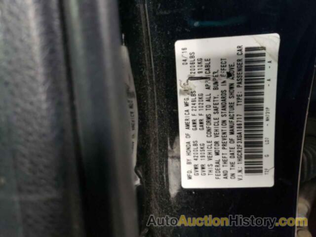 HONDA ACCORD LX, 1HGCR2F3XGA186717